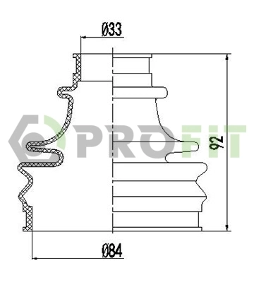 Купить 14407131K Formpart/Otoform Пыльник гранаты внутренний, передней полуоси