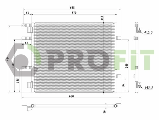 Конденсатор кондиционера Nissens 940147UC цена, от 85.22 USD
