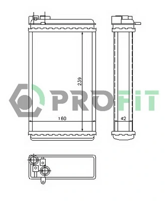 Радиатор отопителя Magneti Marelli BR465