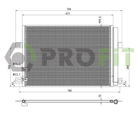Конденсатор кондиционера Volkswagen AMAROK пикап (2HA, 2HB, S1B, S6B, S7A, S7B) (2010 - 2026) цена, от 84.76 USD