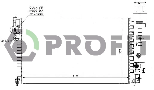 0540A4 Profit Радиатор основной