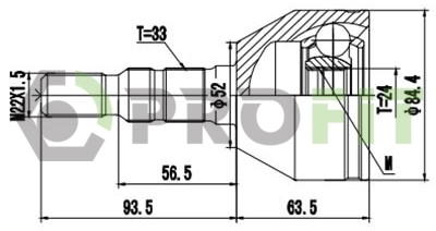 Граната колесная General Motors 1603274 цена, от 27.75 USD