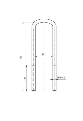 STR50308 STR Скоба рессоры