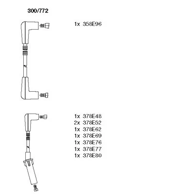 K04728190AC Fiat/Alfa/Lancia Провода высоковольтные