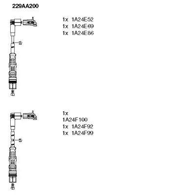 Высоковольтные провода B347 Bosch