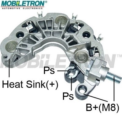 Eixo de diodos do gerador KIA Rio 3 UB