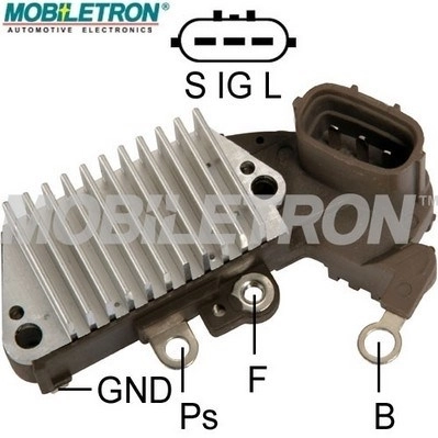 Реле-регулятор генератора (реле зарядки) MOBILETRON VRH200546A