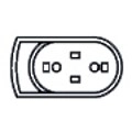ABEU008 Mobiletron Датчик АБС