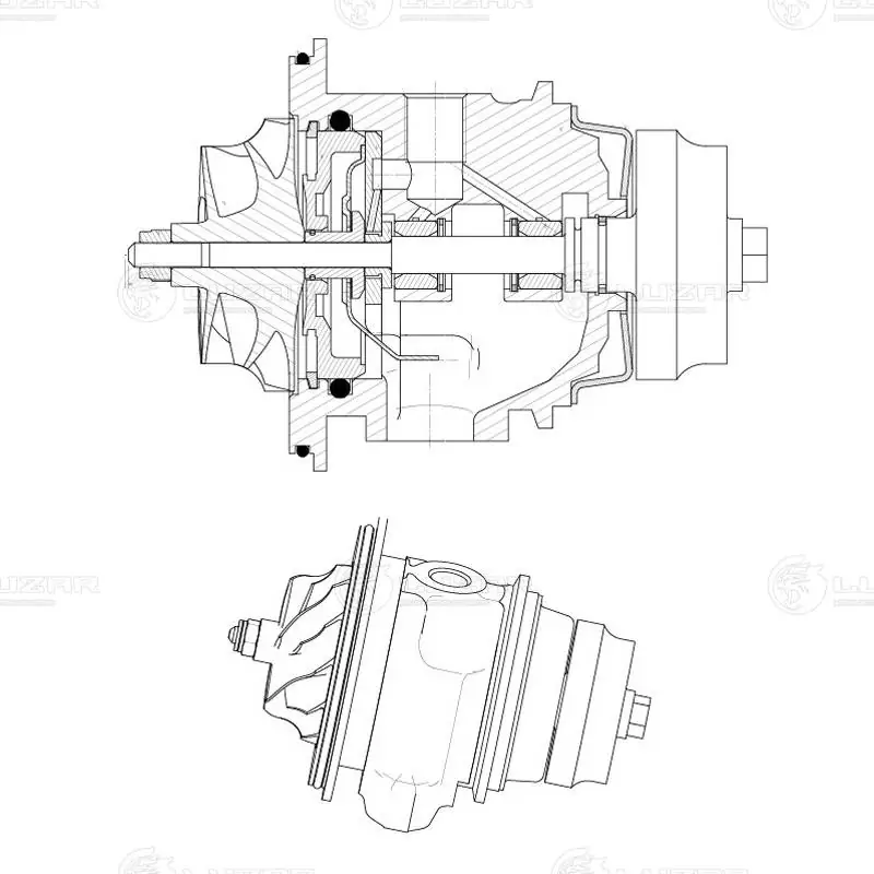 Купить 014TC17426000 Mahle Original Турбоком