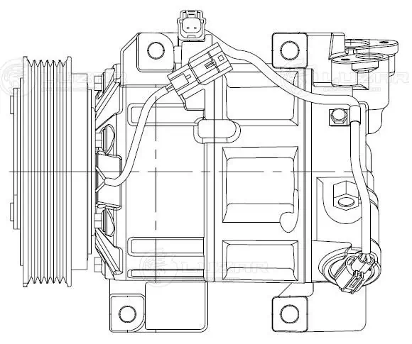 Компрессор системы кондиционирования Luzar LCAC1425 цена, от 366.36 USD