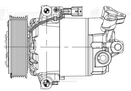 Компрессор системы кондиционирования Luzar LCAC14JB цена, от 192.36 USD