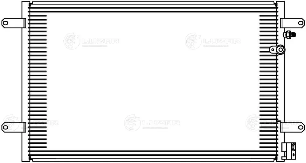 Конденсатор кондиционера Luzar LRAC1821 цена, от 71.51 USD