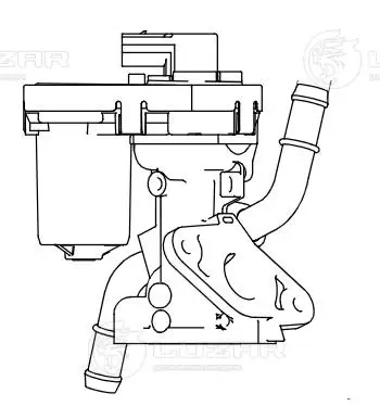 Купить LVEG1004 Luzar Клапан EGR системы рециркуляции отработавших газов