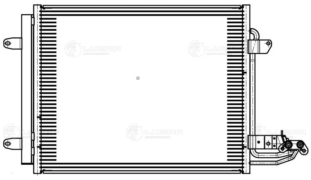 Конденсатор кондиционера Luzar LRAC1811 цена, от 91.10 USD
