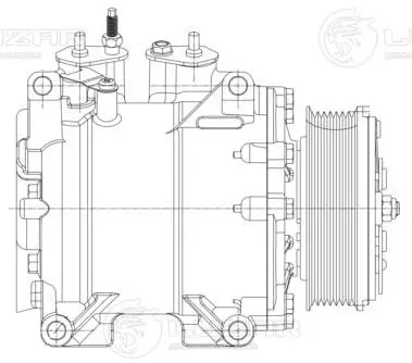 Компрессор системы кондиционирования Luzar LCAC23BB цена, от 225.48 USD