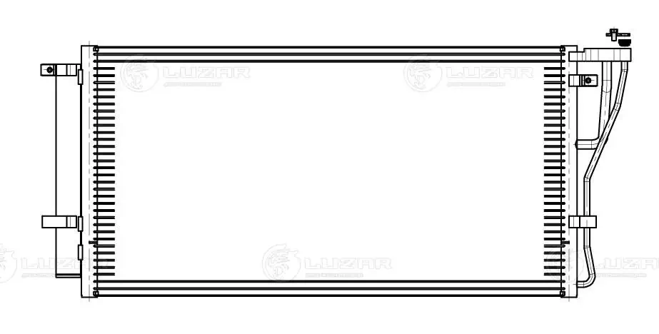 Конденсатор кондиционера Luzar LRAC0860 цена, от 97.87 USD