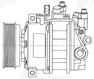 Компрессор системы кондиционирования Luzar LCAC1858 цена, от 259.19 USD