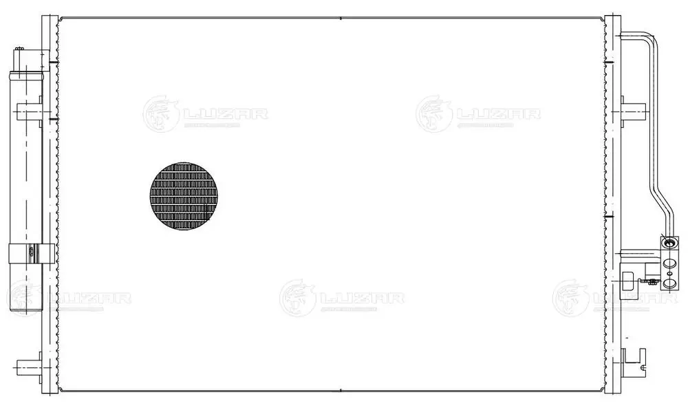 Конденсатор кондиционера Luzar LRAC1502 цена, от 103.71 USD