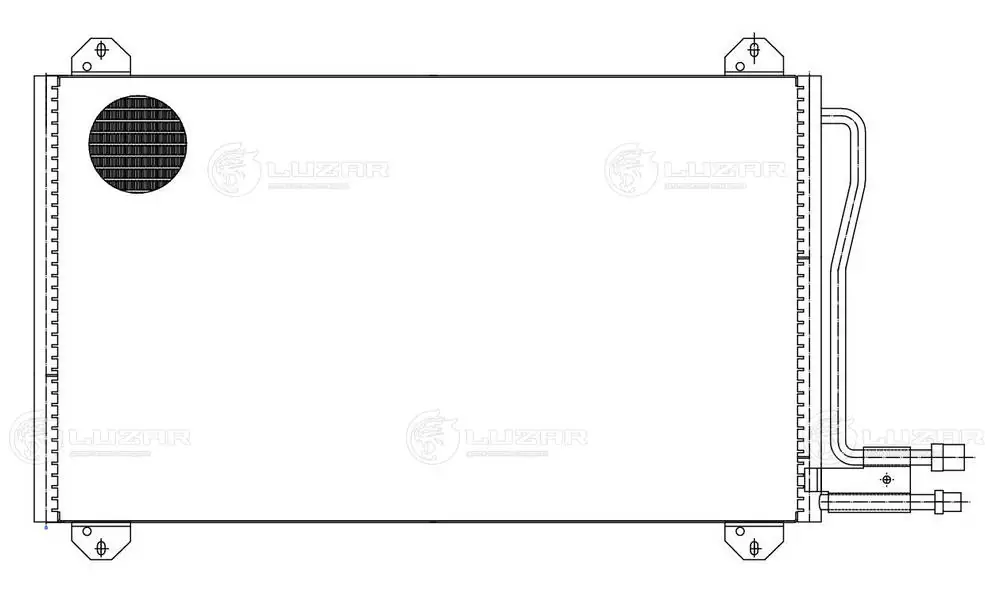  Радиатор кондиционера Mercedes Sprinter 