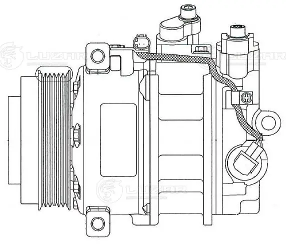 Компрессор системы кондиционирования Luzar LCAC15164 цена, от 266.05 USD