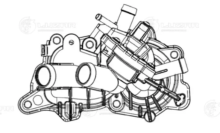 Caixa do termostato Skoda KAROQ NU7, ND7