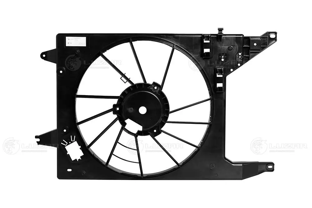 Difusor do radiador de esfriamento, montado com motor e roda de aletas Dacia Logan KS
