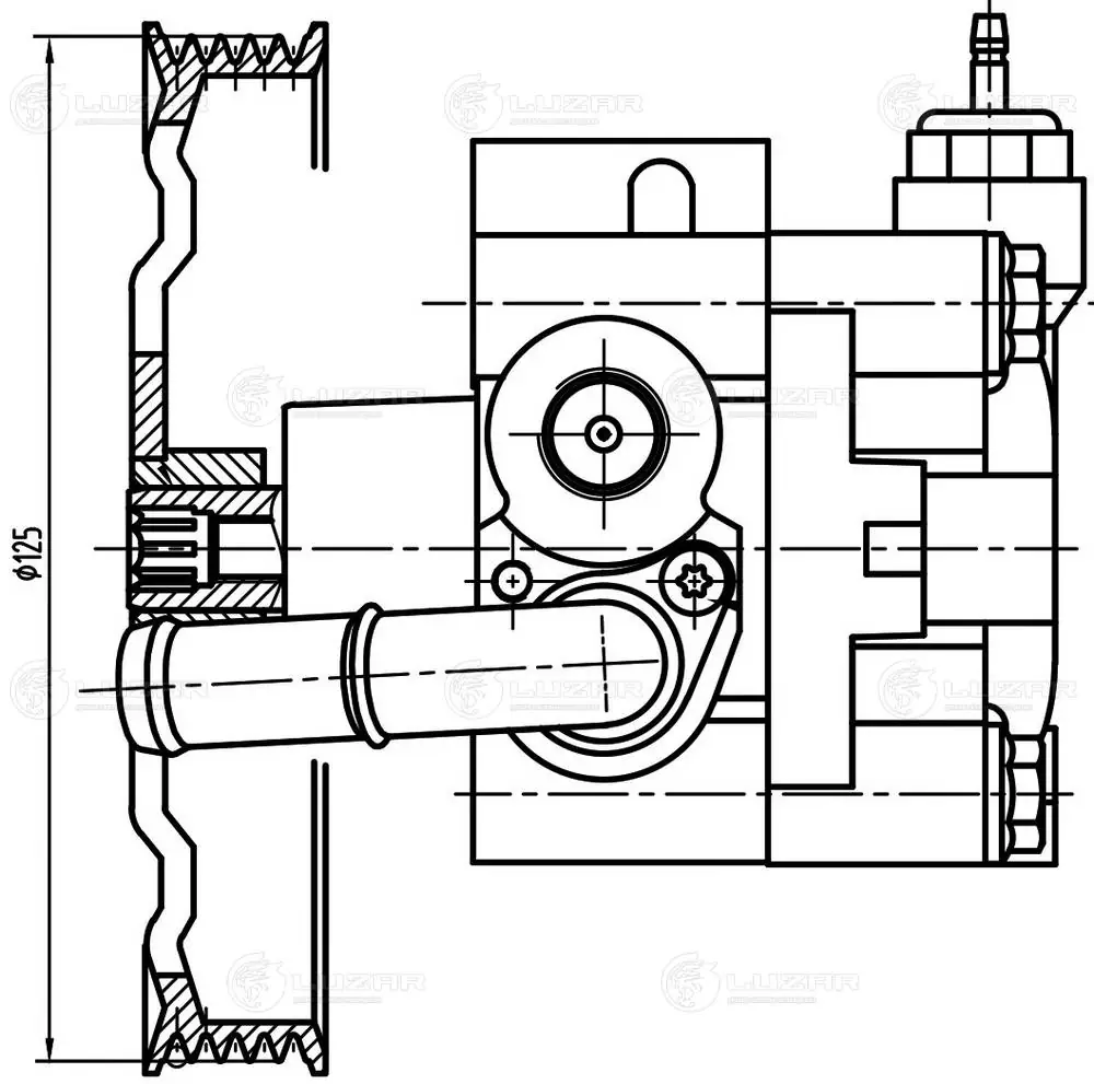 CSP89100AS Casco ГУР руля