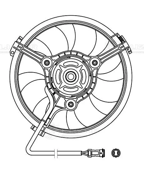Купить Электровентилятор охлаждения Форд Эскорт VI GAL