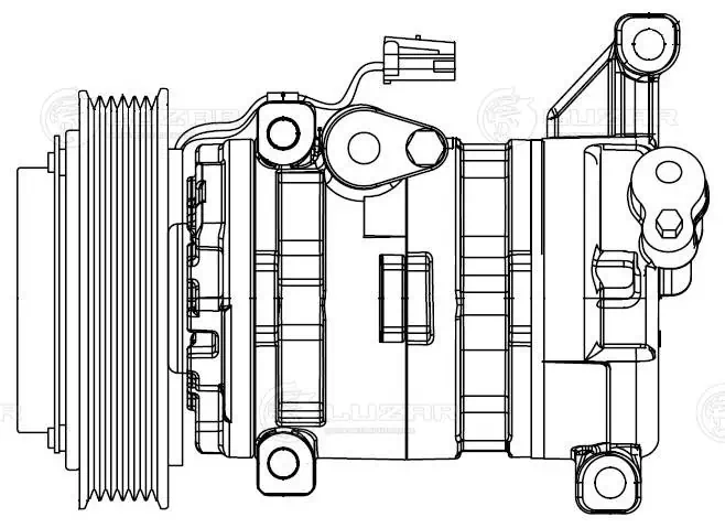 Компрессор системы кондиционирования Luzar LCAC2549 цена, от 377.02 USD
