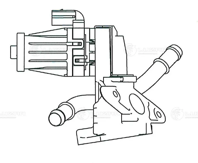 Клапан ЕГР LVEG1005 Luzar