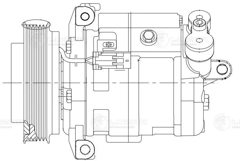 Компрессор системы кондиционирования Luzar LCAC0550 цена, от 260.26 USD