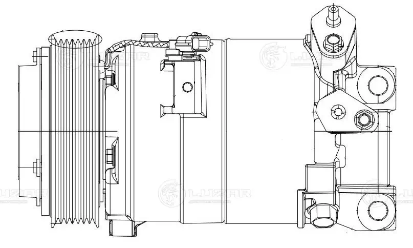 Компрессор системы кондиционирования Luzar LCAC14N9 цена, от 178.21 USD