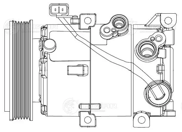 Компрессор хладагента на KIA Cerato III YD