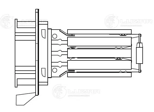 Реле отопителя Luzar LFR0997 цена, от 58.62 USD