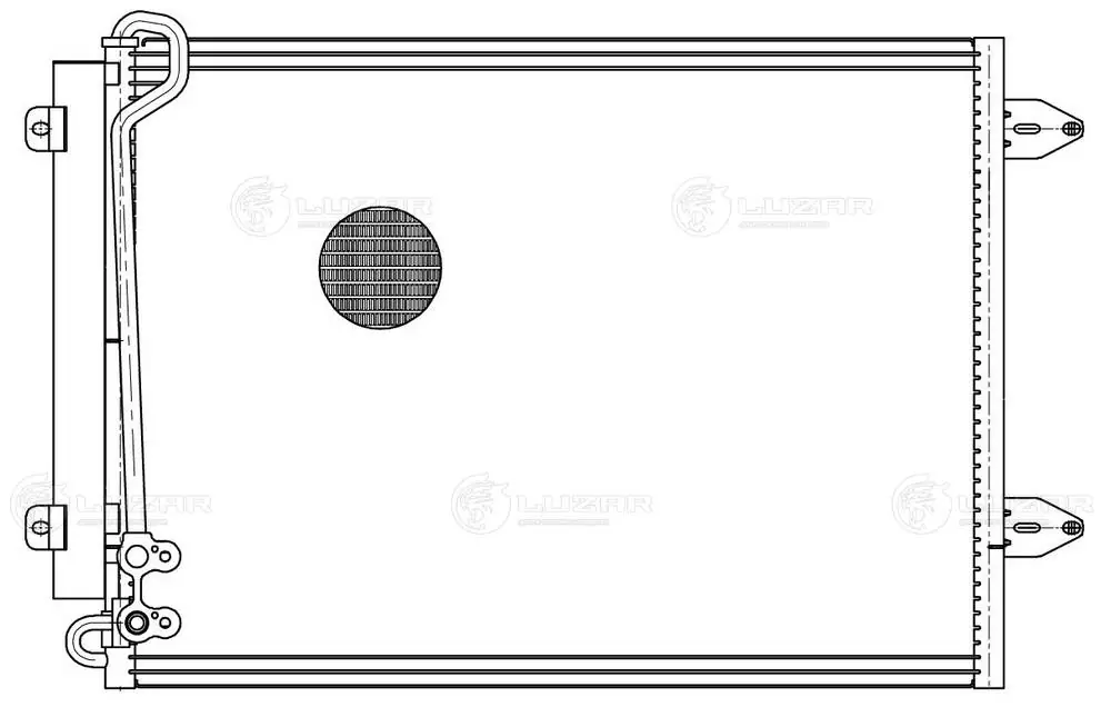 Конденсатор кондиционера Luzar LRAC181C цена, от 79.39 USD