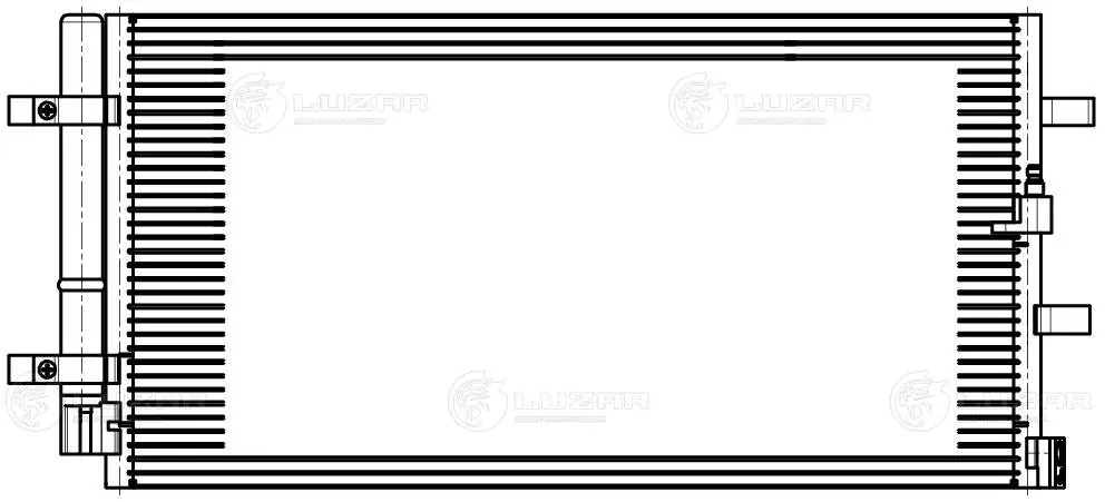 Конденсатор кондиционера Luzar LRAC1881 цена, от 76.01 USD