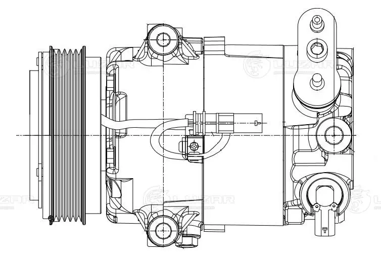 Компрессор системы кондиционирования Luzar LCAC2131 цена, от 112.49 USD