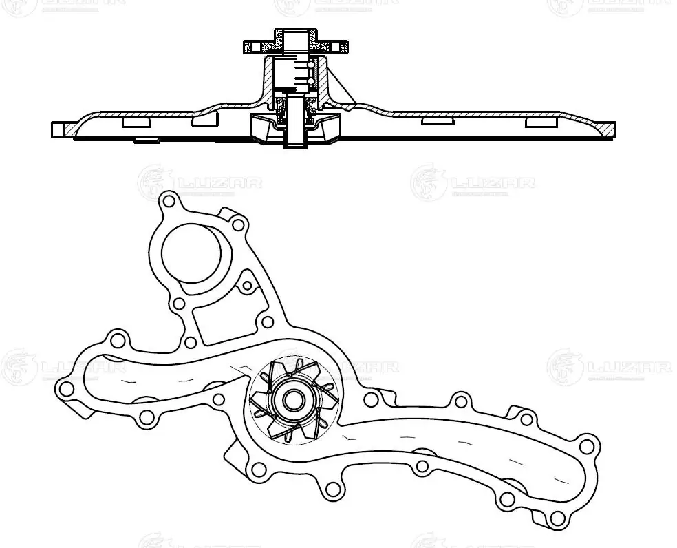  Помпа Lexus GS 