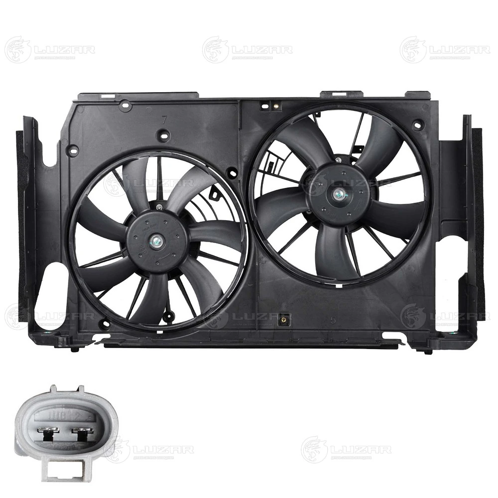 Диффузор вентилятора в сборе с мотором и крыльчаткой 70W122 FPS