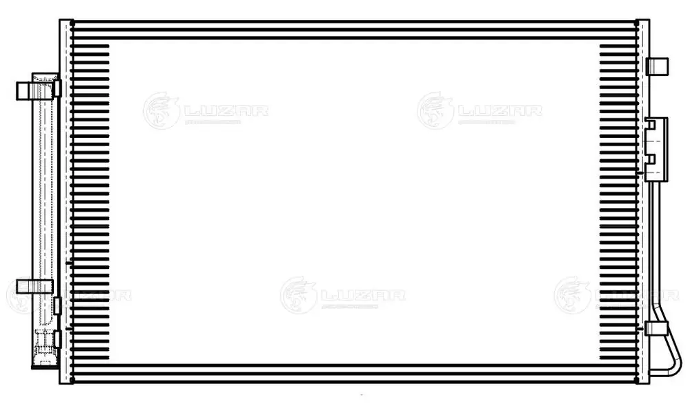 Конденсатор кондиционера Luzar LRAC0824 цена, от 225.22 USD