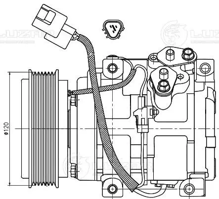Компрессор системы кондиционирования Chrysler MR500877 цена, от 227.58 USD