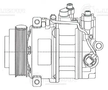 Компрессор системы кондиционирования Luzar LCAC1550 цена, от 196.85 USD