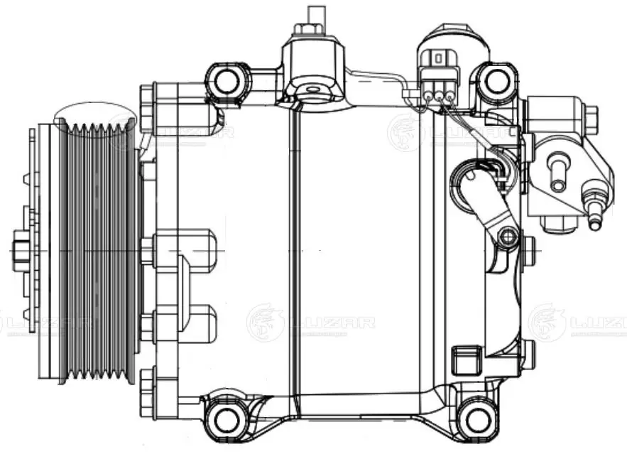 Компрессор системы кондиционирования Luzar LCAC2324 цена, от 253.66 USD