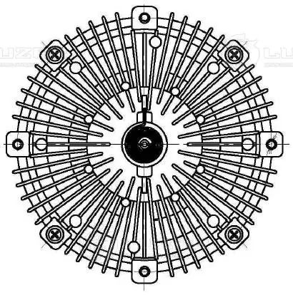 Муфта вентилятора Митсубиси Паджеро IV LONG