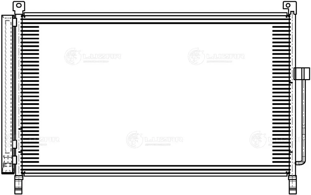 Конденсатор кондиционера Koyorad CD020940 цена, от 88.05 USD