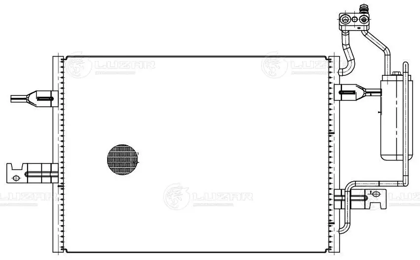 Конденсатор кондиционера Luzar LRAC2131 цена, от 78.13 USD