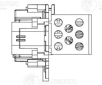 Реле отопителя Luzar LFR20308 цена, от 11.30 USD
