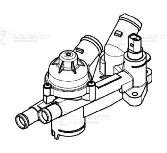 Кожух термостата Luzar LT1802 цена, от 29.19 USD