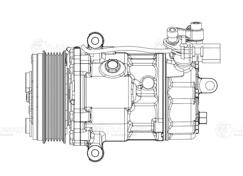 Компрессор системы кондиционирования Luzar LCAC1852 цена, от 123.73 USD