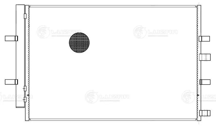 Конденсатор кондиционера Luzar LRAC1087 цена, от 99.51 USD